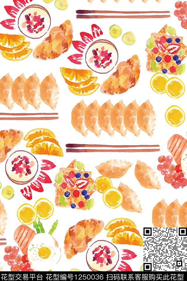 趣味民族风电脑合成数码印花华亿平台下载（图片编号: 1250036） - 瓦栏（Walan）