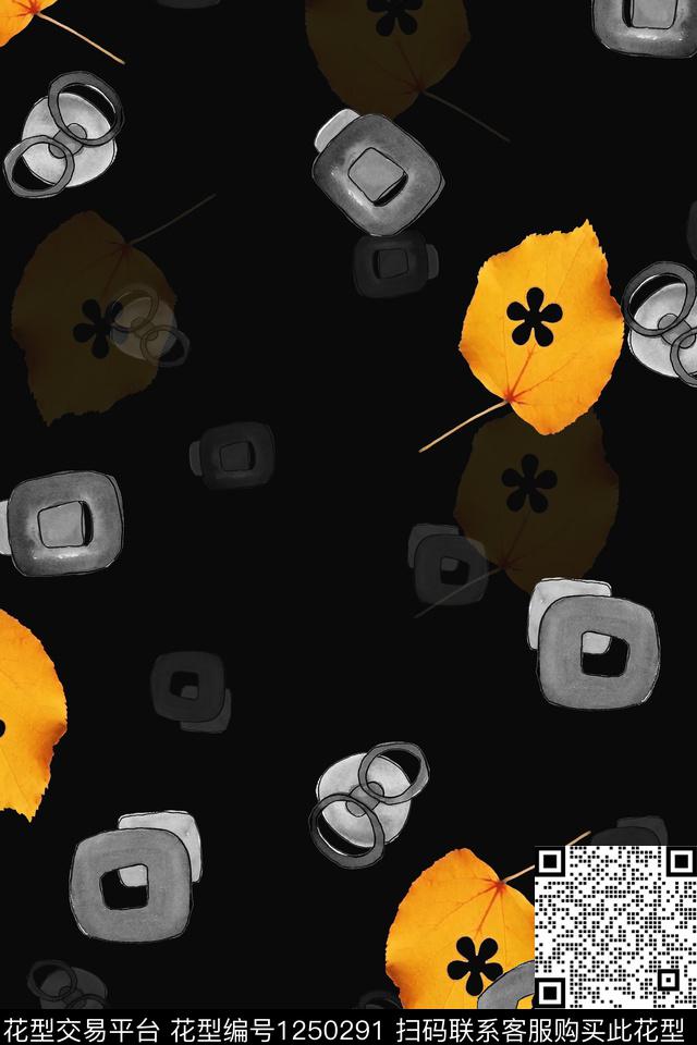 春夏华亿平台数码华亿平台几何数码印花华亿平台下载（图片编号: 1250291） - 瓦栏（Walan）