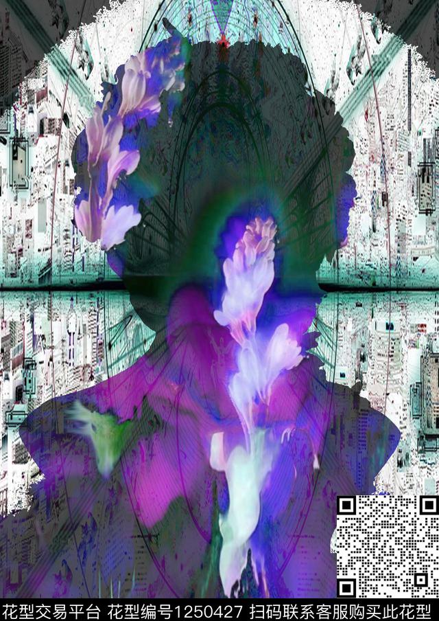 植物简欧数码印花华亿平台下载（图片编号: 1250427） - 瓦栏（Walan）