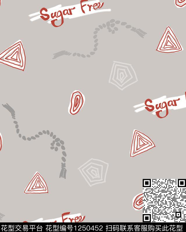 手绘大牌风男装传统印花华亿平台下载（图片编号: 1250452） - 瓦栏（Walan）