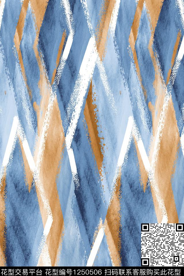 数码华亿平台大牌风几何数码印花华亿平台下载（图片编号: 1250506） - 瓦栏（Walan）