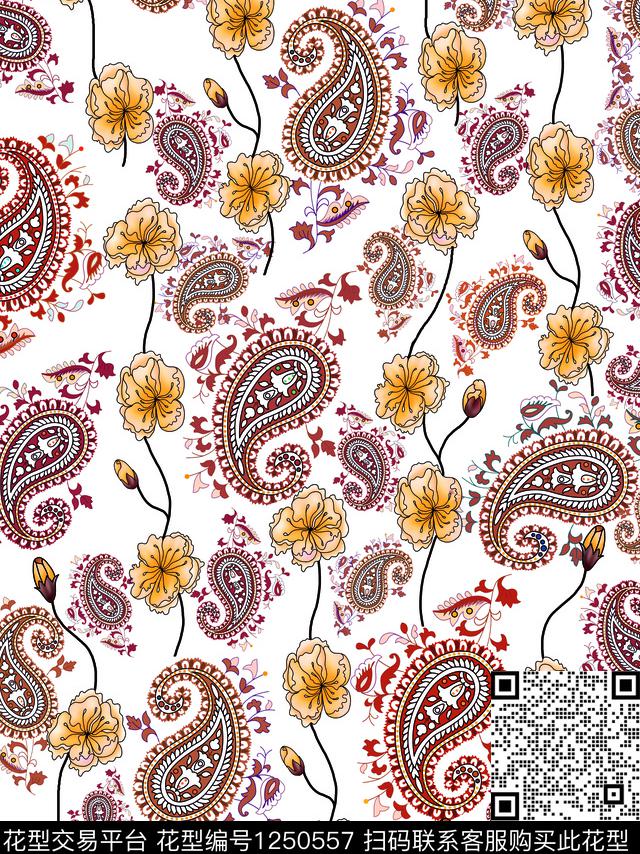 时尚大牌风小碎花传统印花华亿平台下载（图片编号: 1250557） - 瓦栏（Walan）