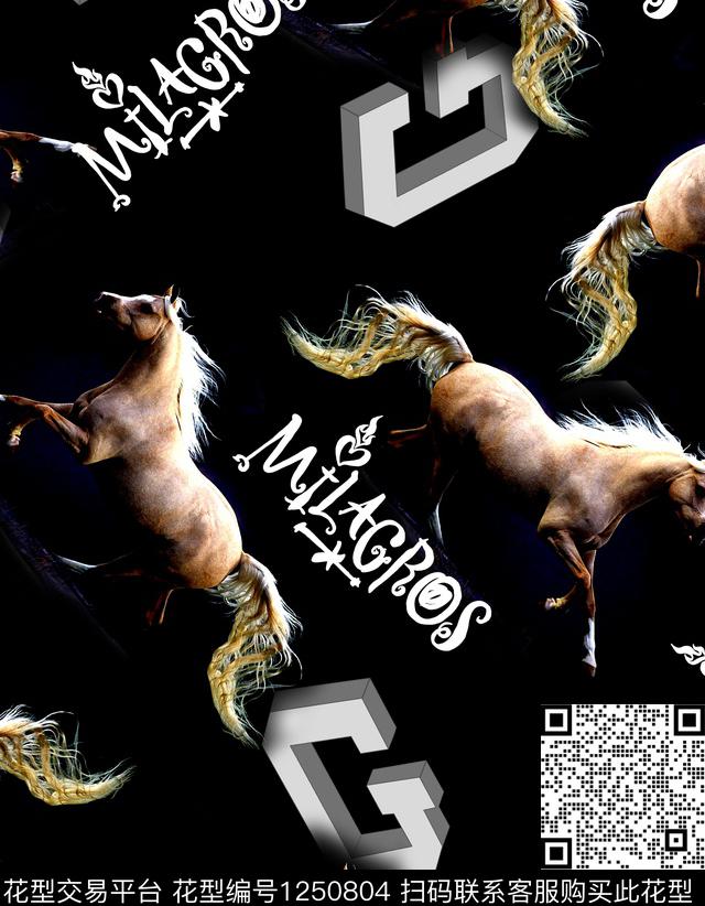 马欧美大牌风数码印花华亿平台下载（图片编号: 1250804） - 瓦栏（Walan）