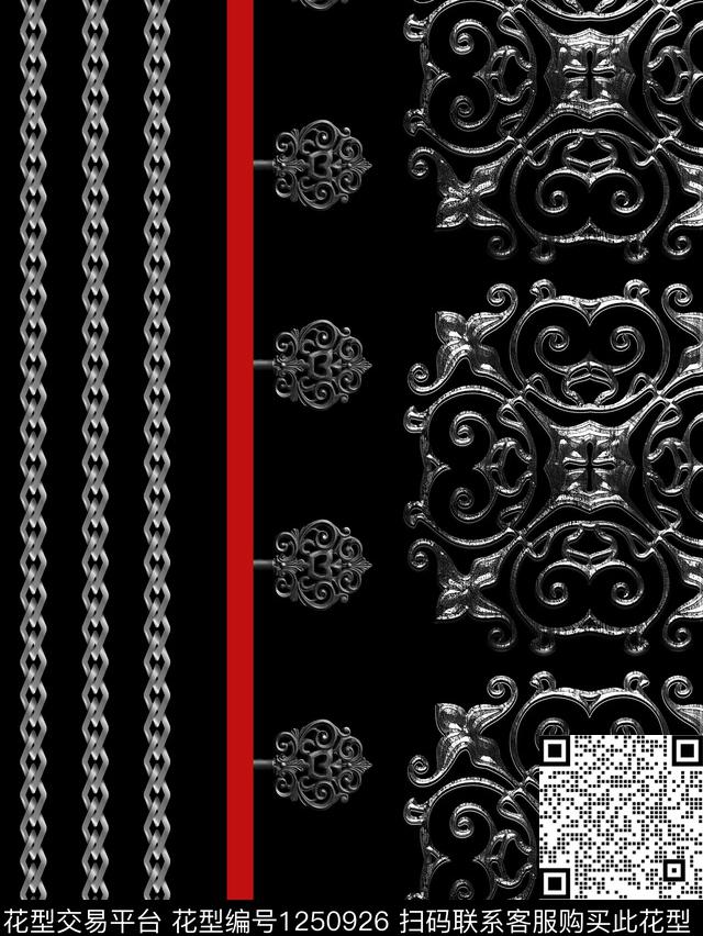 灰色花数码华亿平台男装数码印花华亿平台下载（图片编号: 1250926） - 瓦栏（Walan）