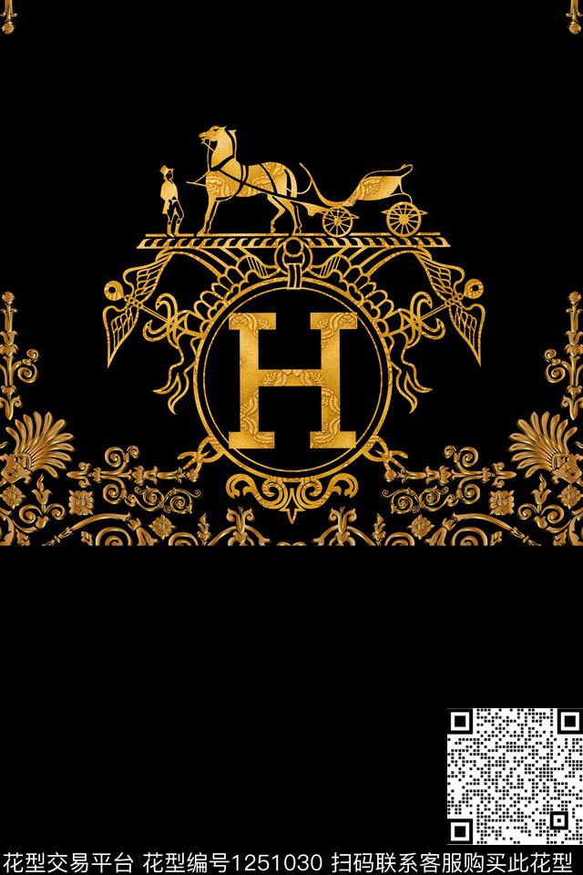 马车男装胸前独幅数码印花华亿平台下载（图片编号: 1251030） - 瓦栏（Walan）