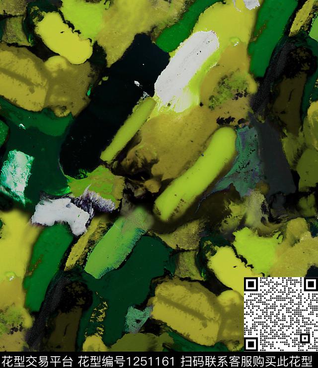 笔触流体画watrtcolor数码印花华亿平台下载（图片编号: 1251161） - 瓦栏（Walan）