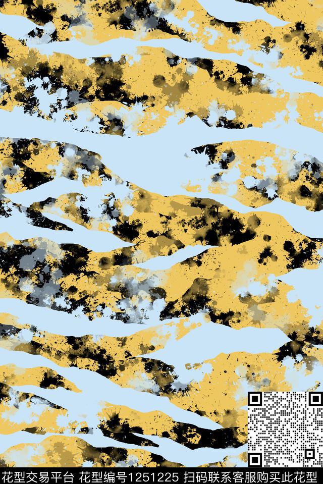数码华亿平台几何抽象数码印花华亿平台下载（图片编号: 1251225） - 瓦栏（Walan）