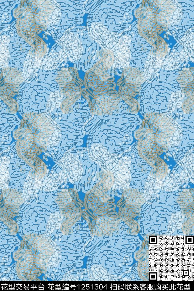 海马海底宝藏热带海滨度假数码印花华亿平台下载（图片编号: 1251304） - 瓦栏（Walan）