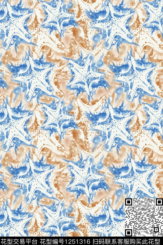 海底宝藏海五星热带海滨度假数码印花华亿平台下载（图片编号: 1251316） - 瓦栏（Walan）