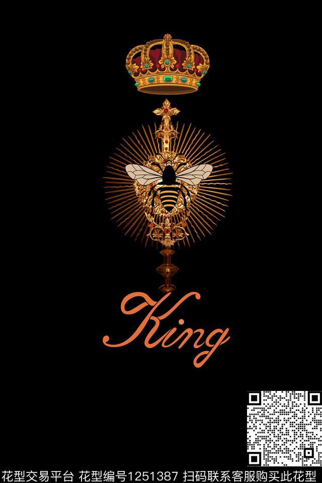 昆虫卡通男装数码印花华亿平台下载（图片编号: 1251387） - 瓦栏（Walan）