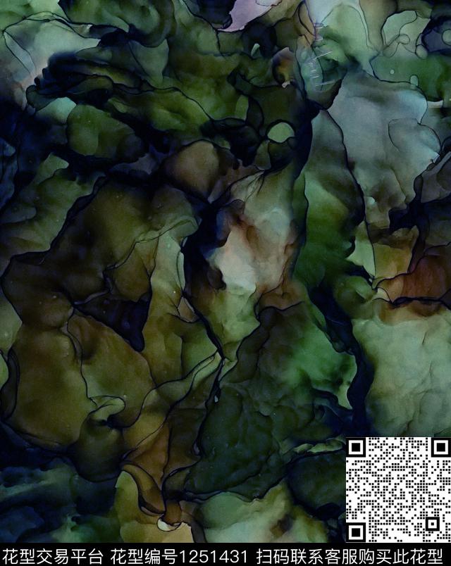 海豚鲨鱼肌理数码印花华亿平台下载（图片编号: 1251431） - 瓦栏（Walan）