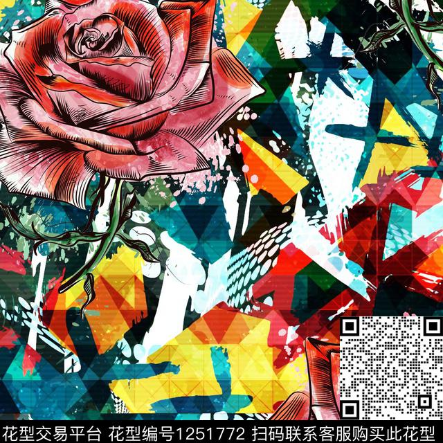 大牌风数码华亿平台欧洲数码印花华亿平台下载（图片编号: 1251772） - 瓦栏（Walan）