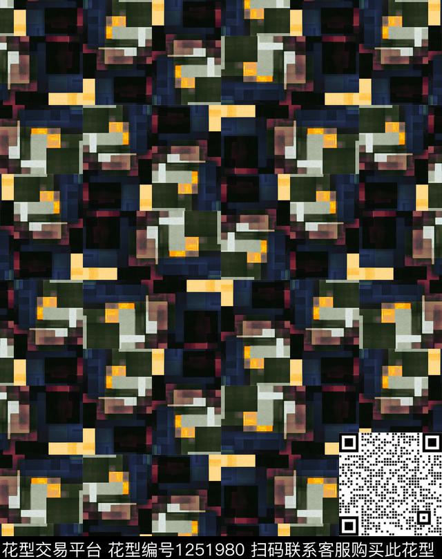 小碎花豹纹绿植树叶数码印花华亿平台下载（图片编号: 1251980） - 瓦栏（Walan）