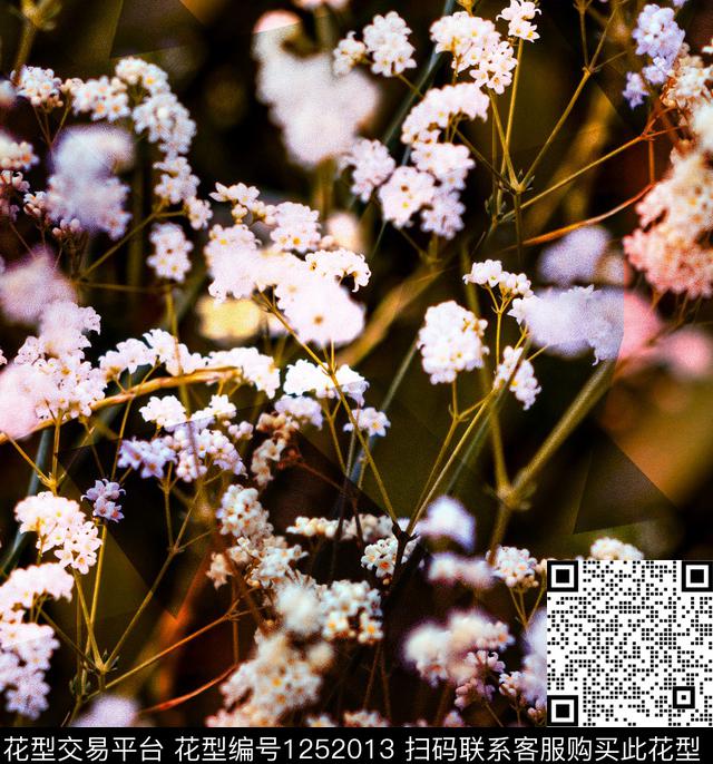 麦穗樱花荷花数码印花华亿平台下载（图片编号: 1252013） - 瓦栏（Walan）