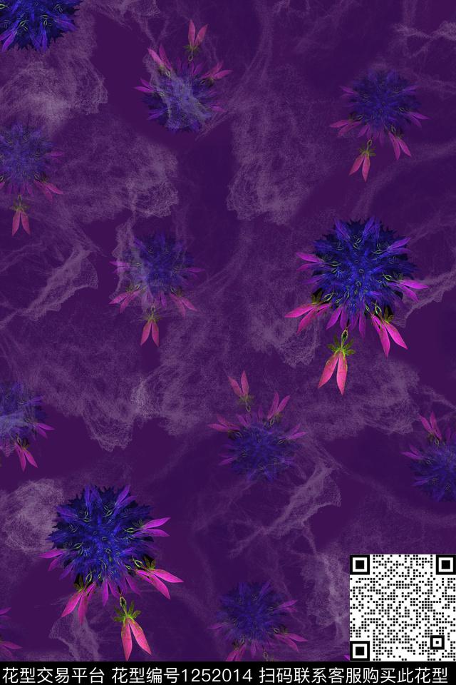 花卉春夏华亿平台数码华亿平台数码印花华亿平台下载（图片编号: 1252014） - 瓦栏（Walan）