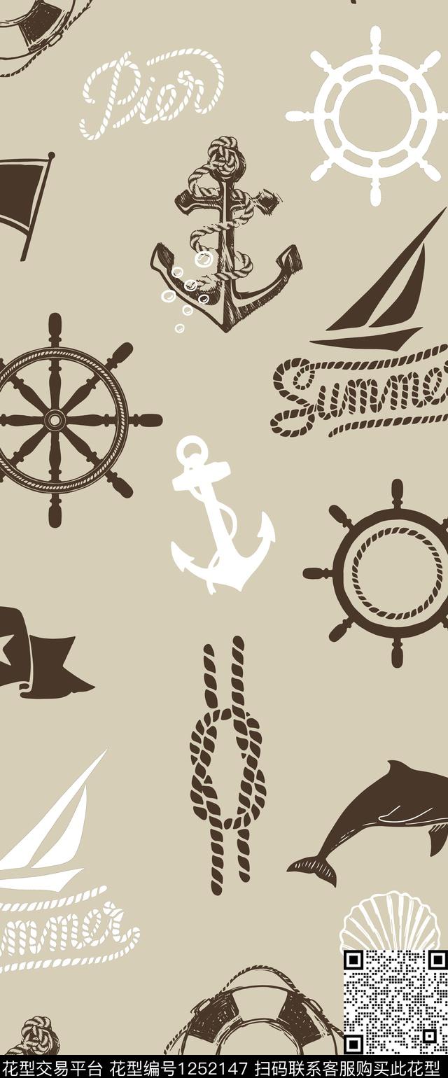 海军帆船墙纸传统印花华亿平台下载（图片编号: 1252147） - 瓦栏（Walan）