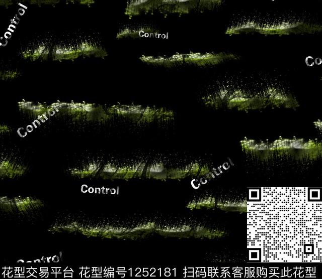 大牌风男装几何数码印花华亿平台下载（图片编号: 1252181） - 瓦栏（Walan）