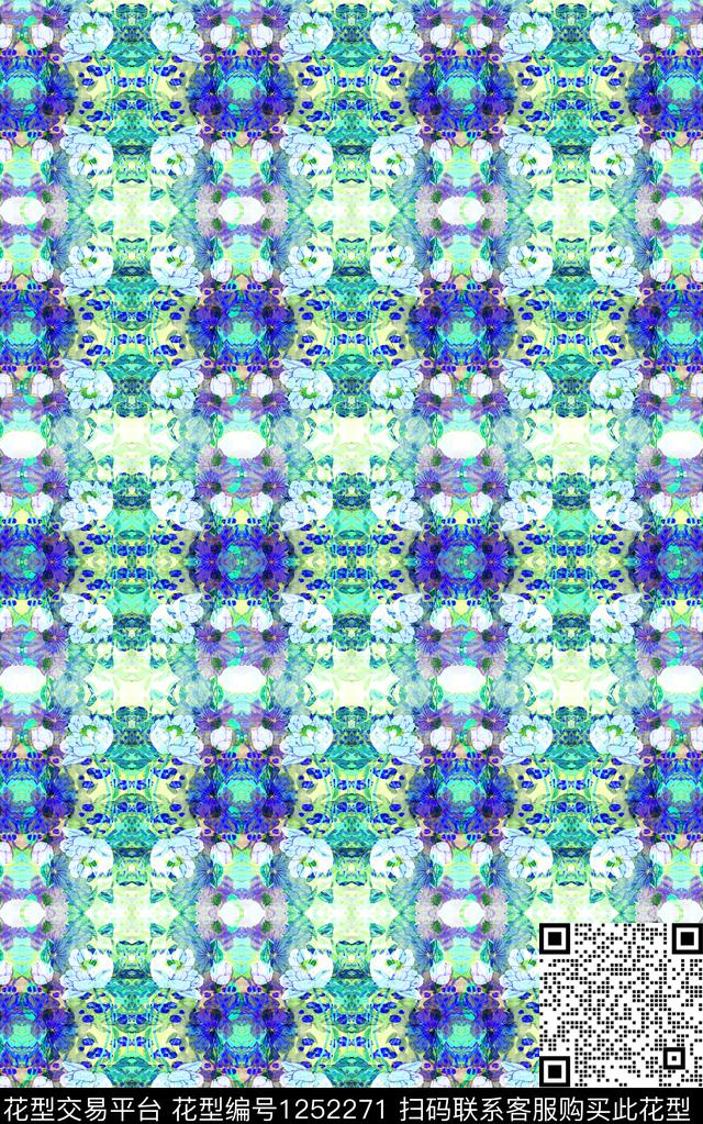 印花复古大牌风数码印花华亿平台下载（图片编号: 1252271） - 瓦栏（Walan）