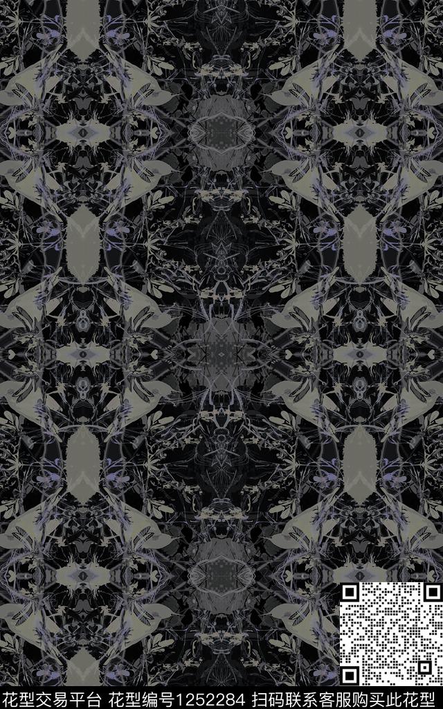 印花复古大牌风数码印花华亿平台下载（图片编号: 1252284） - 瓦栏（Walan）