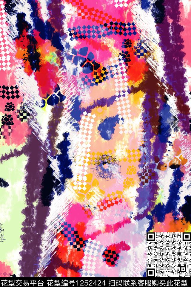 肌理家居服艺术数码印花华亿平台下载（图片编号: 1252424） - 瓦栏（Walan）