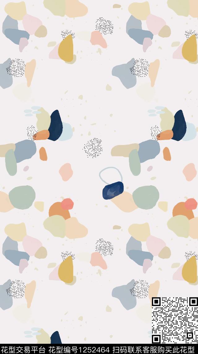 清爽素雅写意传统印花华亿平台下载（图片编号: 1252464） - 瓦栏（Walan）