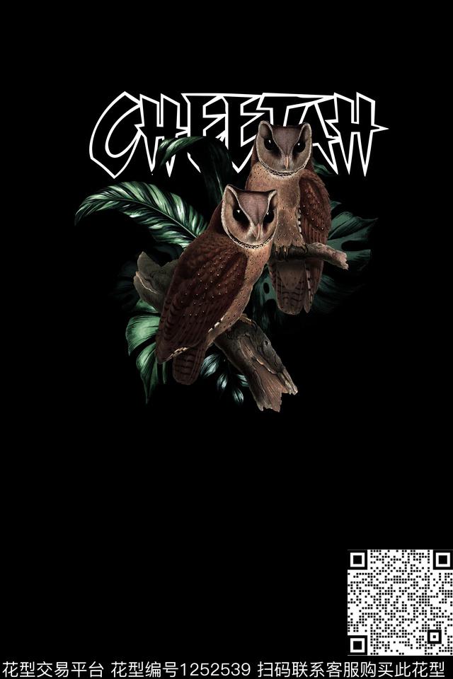 动物趣味卡通数码印花华亿平台下载（图片编号: 1252539） - 瓦栏（Walan）