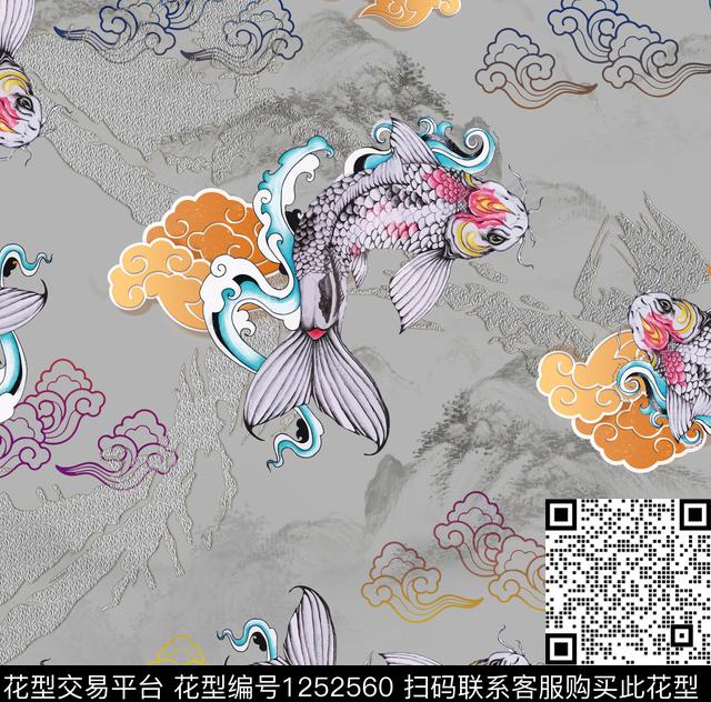 秋冬华亿平台大牌风男装数码印花华亿平台下载（图片编号: 1252560） - 瓦栏（Walan）