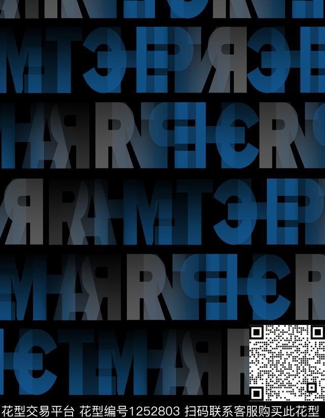 几何定位花抽象数码印花华亿平台下载（图片编号: 1252803） - 瓦栏（Walan）