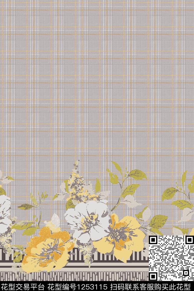 几何格子豹纹传统印花华亿平台下载（图片编号: 1253115） - 瓦栏（Walan）