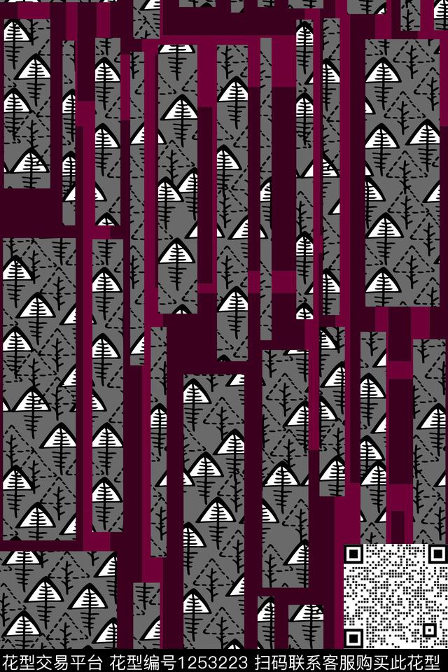 男装箭头简约数码印花华亿平台下载（图片编号: 1253223） - 瓦栏（Walan）