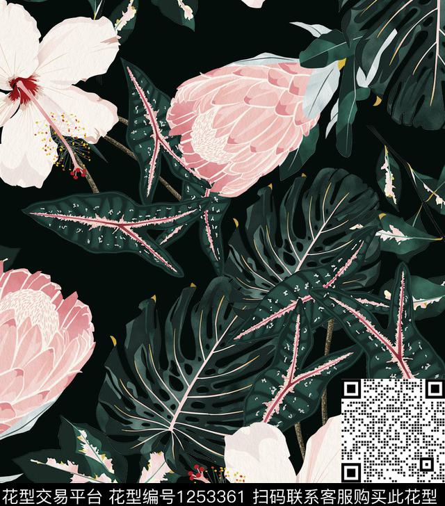 棕榈树热带华亿平台泳装华亿平台数码印花华亿平台下载（图片编号: 1253361） - 瓦栏（Walan）