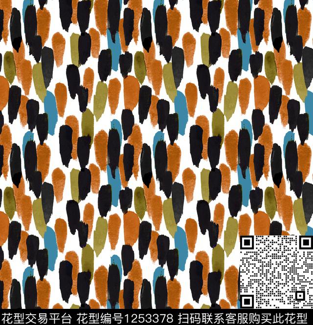 小碎花绿植树叶VALENTINO数码印花华亿平台下载（图片编号: 1253378） - 瓦栏（Walan）