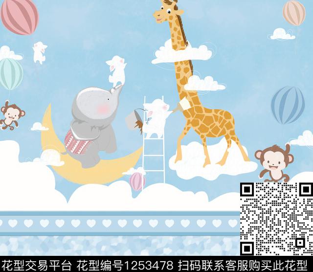 墙纸插画原创手绘数码印花华亿平台下载（图片编号: 1253478） - 瓦栏（Walan）