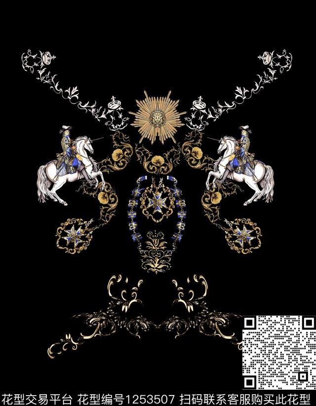 潮牌大牌风数码华亿平台数码印花华亿平台下载（图片编号: 1253507） - 瓦栏（Walan）