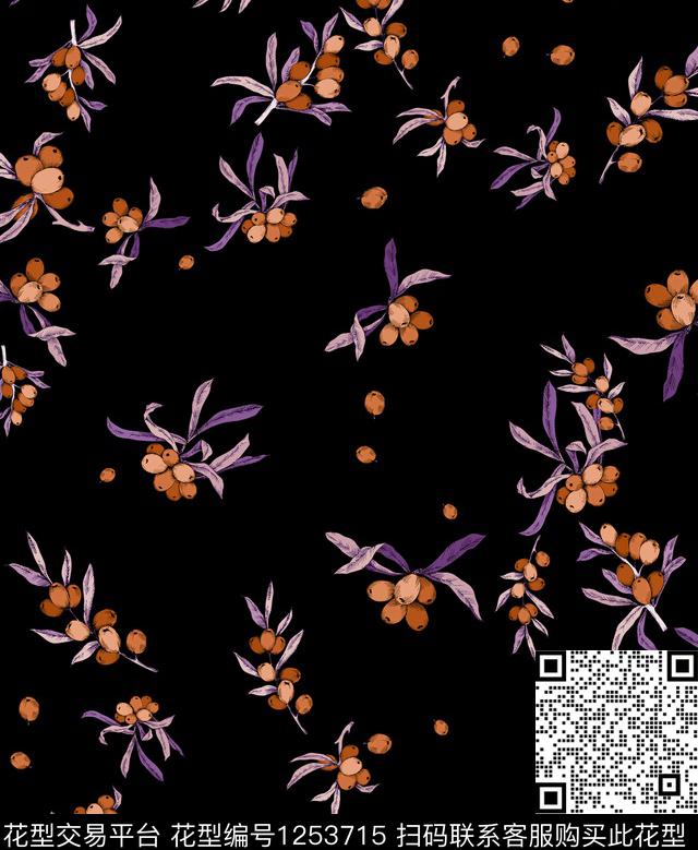 大牌风小碎花梅花数码印花华亿平台下载（图片编号: 1253715） - 瓦栏（Walan）
