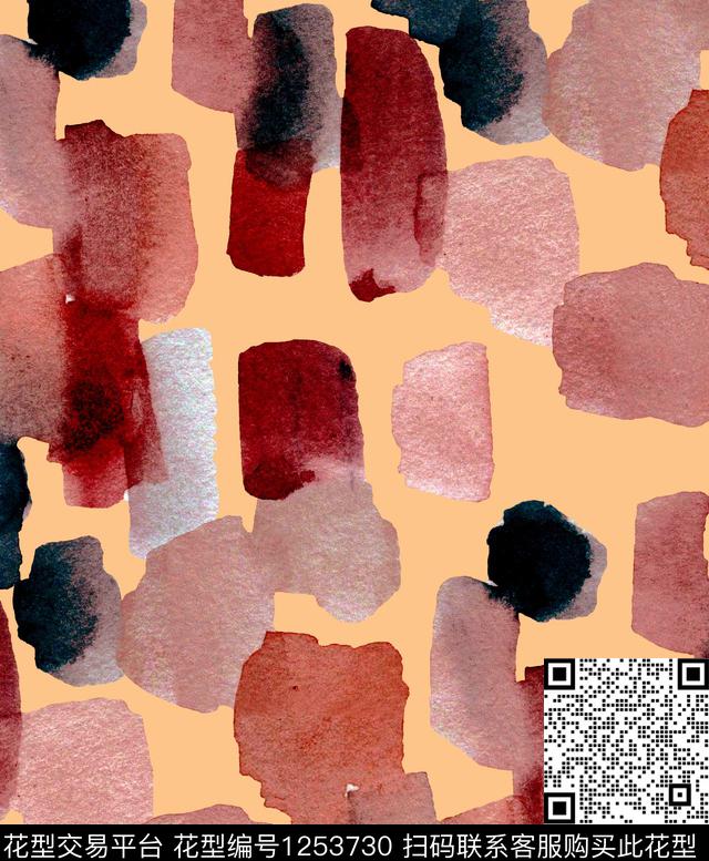 抽象paintingoil数码印花华亿平台下载（图片编号: 1253730） - 瓦栏（Walan）