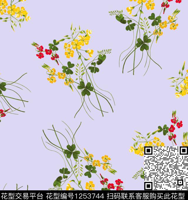 大牌风小碎花梅花数码印花华亿平台下载（图片编号: 1253744） - 瓦栏（Walan）