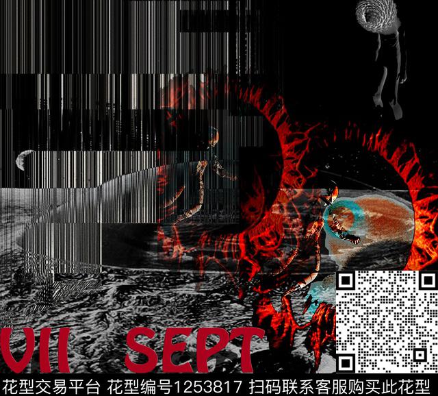 男装迷幻星空数码印花华亿平台下载（图片编号: 1253817） - 瓦栏（Walan）