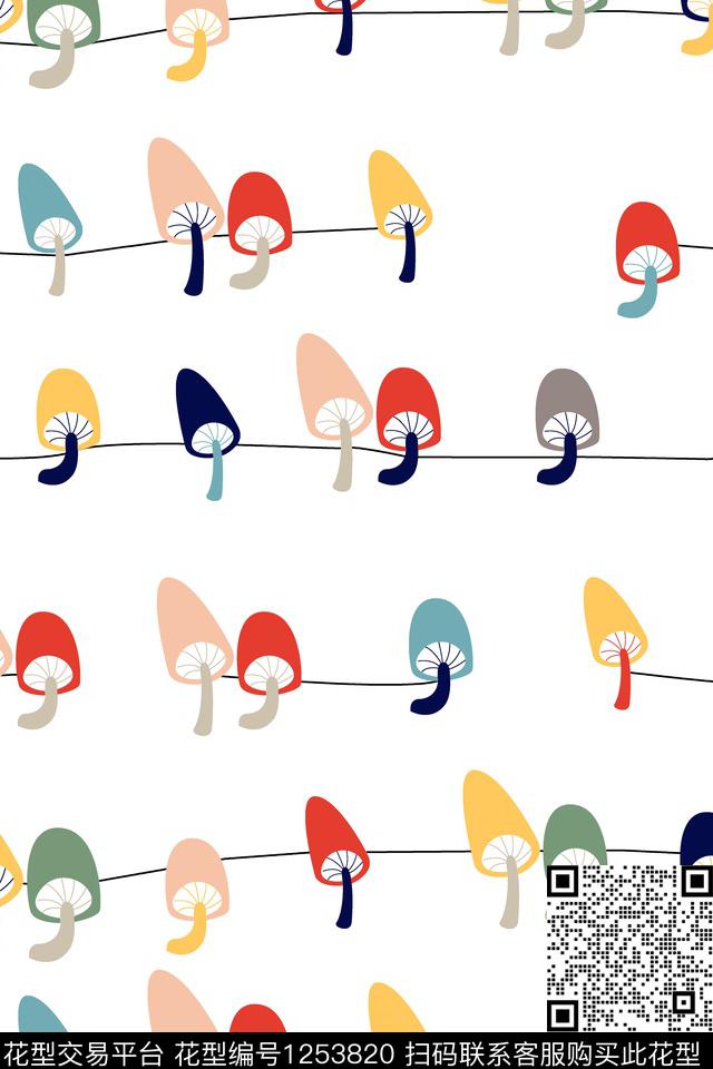 女装蔬菜卡通传统印花华亿平台下载（图片编号: 1253820） - 瓦栏（Walan）