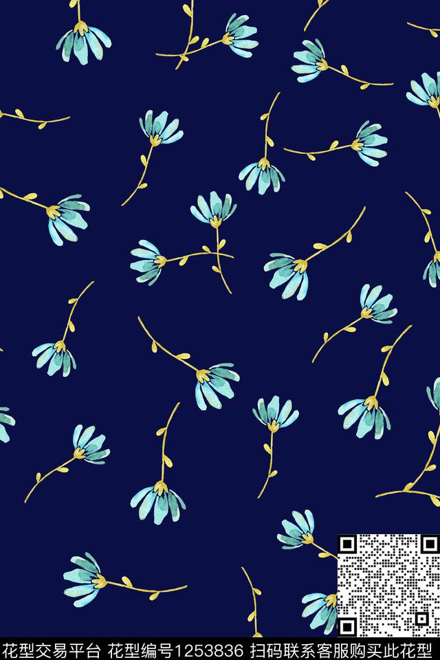 女装花卉小碎花传统印花华亿平台下载（图片编号: 1253836） - 瓦栏（Walan）