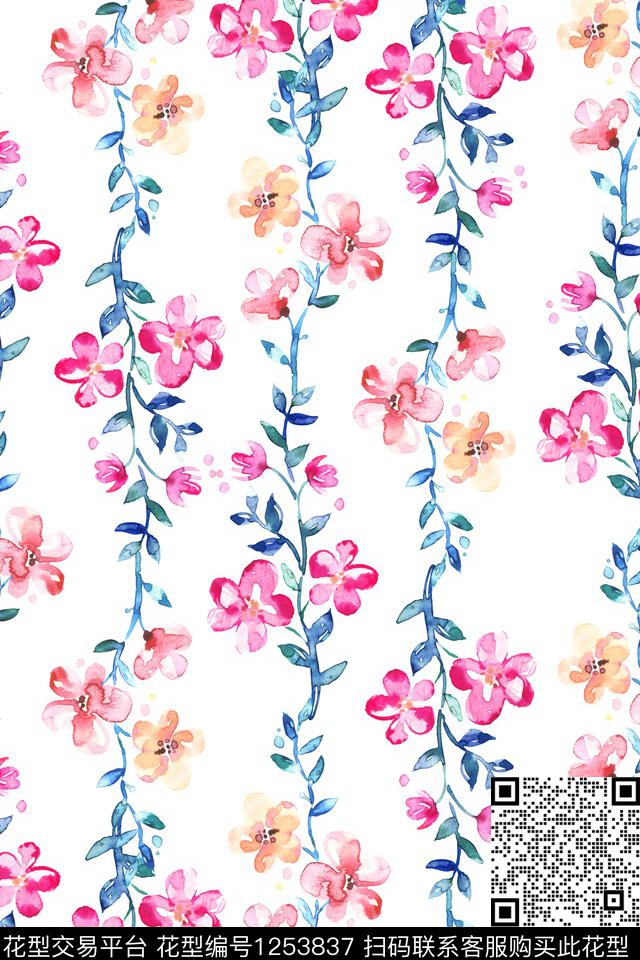 女装花卉床品数码印花华亿平台下载（图片编号: 1253837） - 瓦栏（Walan）