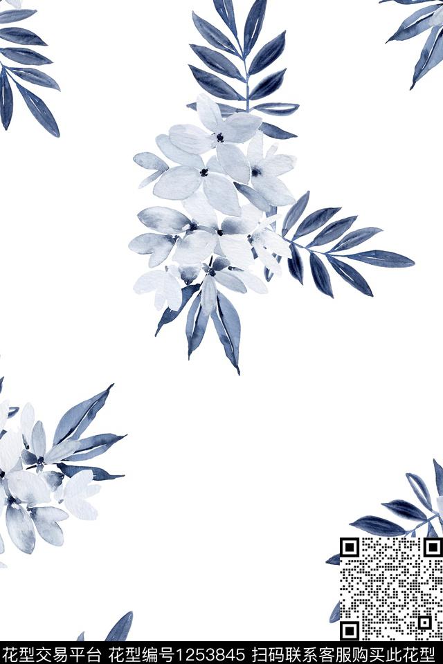 女装花卉床品传统印花华亿平台下载（图片编号: 1253845） - 瓦栏（Walan）