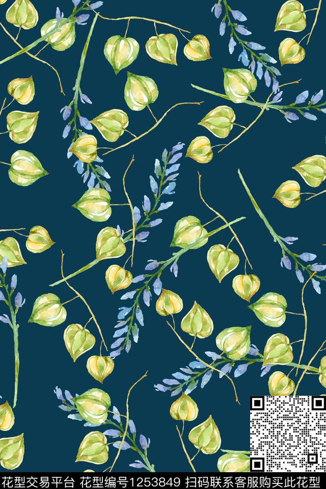 女装花卉床品数码印花华亿平台下载（图片编号: 1253849） - 瓦栏（Walan）