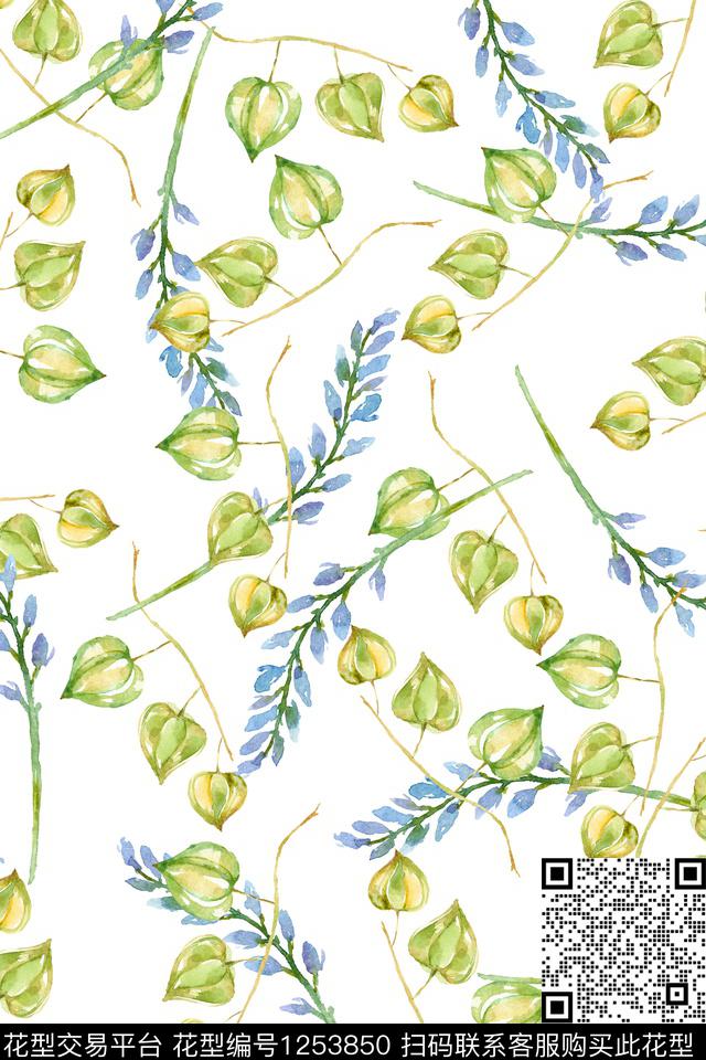 女装花卉床品数码印花华亿平台下载（图片编号: 1253850） - 瓦栏（Walan）