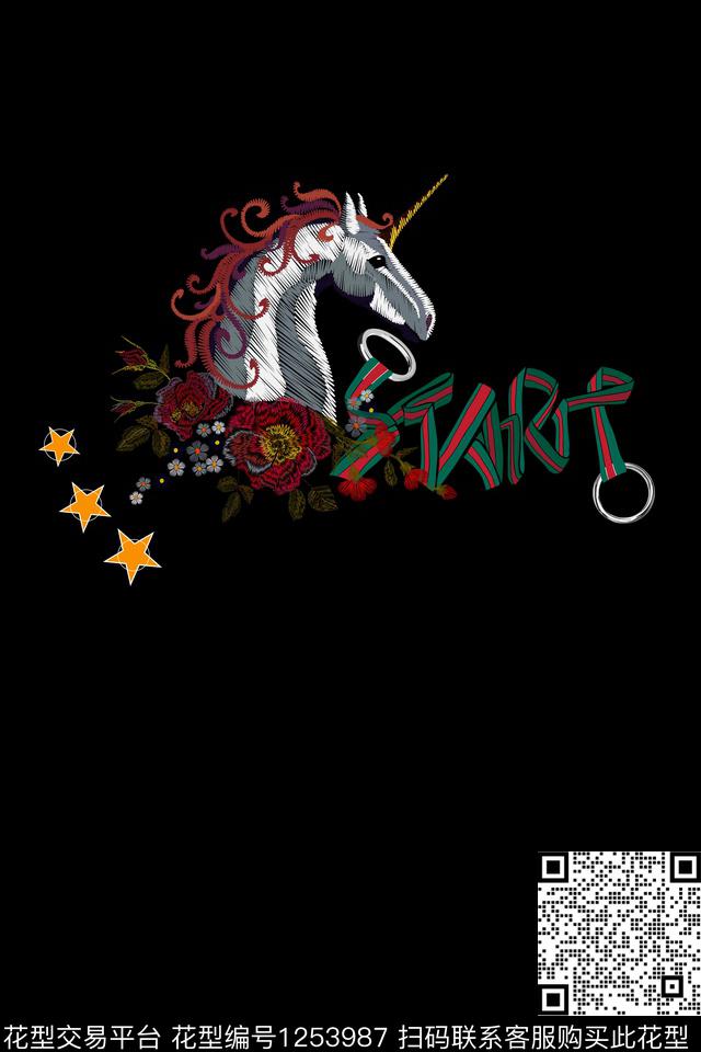 卡通男装简约数码印花华亿平台下载（图片编号: 1253987） - 瓦栏（Walan）