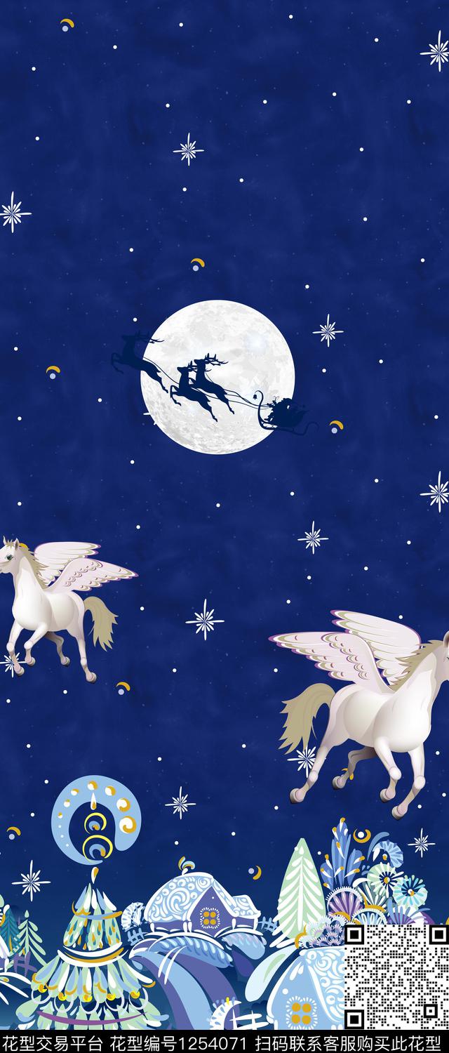 星空欧美定位花数码印花华亿平台下载（图片编号: 1254071） - 瓦栏（Walan）