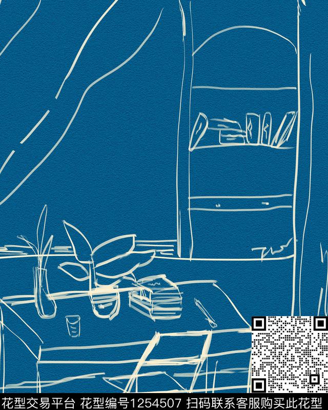 几何男装风景定位传统印花华亿平台下载（图片编号: 1254507） - 瓦栏（Walan）