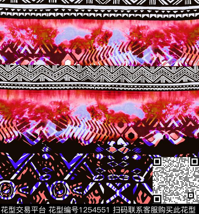 欧洲大牌风定位花数码印花华亿平台下载（图片编号: 1254551） - 瓦栏（Walan）