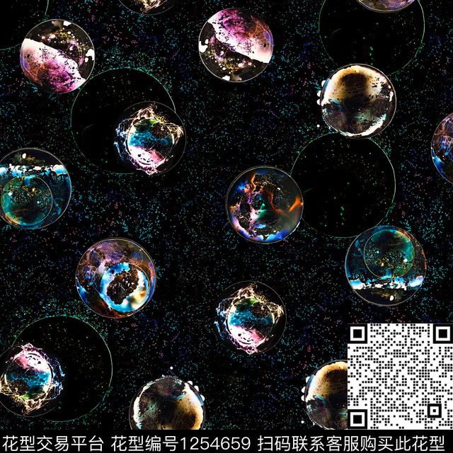 黑白华亿平台数码华亿平台数码印花华亿平台下载（图片编号: 1254659） - 瓦栏（Walan）