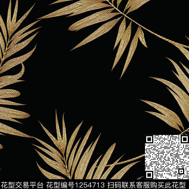 绿植树叶植物数码华亿平台数码印花华亿平台下载（图片编号: 1254713） - 瓦栏（Walan）